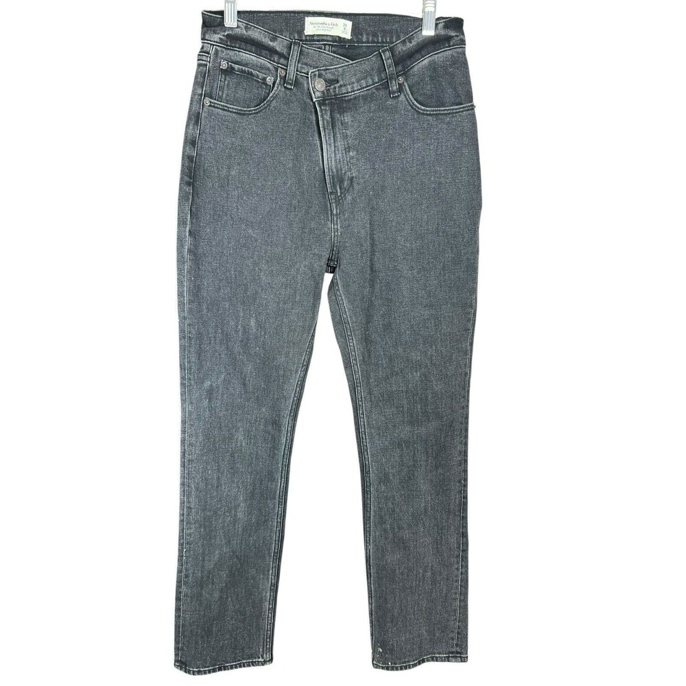 Abercrombie Fitch‎ 90’s Slim Straight Ultra High Rise Curve Love Jeans 28/6S